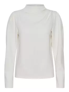 Лонгслив ICHI Shirt NAIDA, белый