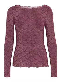 Лонгслив ICHI Shirt Perla, фиолетовый