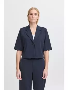 Лонгслив ICHI, темно-синий