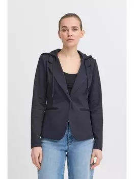 Лонгслив ICHI, темно-синий