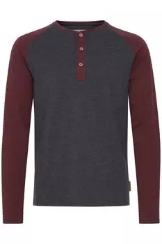 Лонгслив INDICODE Rundhalsshirt, красный