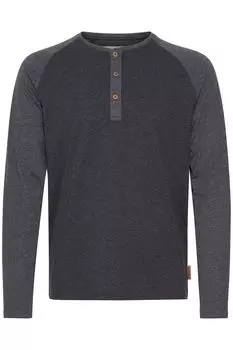 Лонгслив INDICODE Rundhalsshirt, серый