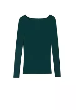 Лонгслив Intimissimi, темно-зеленый