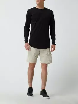 Лонгслив из натурального хлопка модель «Ноа» Jack & Jones, черный