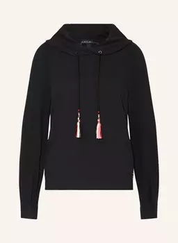 Лонгслив из разных материалов MARC CAIN, цвет 900 BLACK