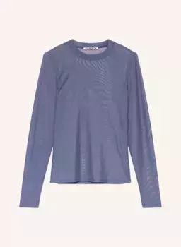 Лонгслив из сетки Vanilia, синий