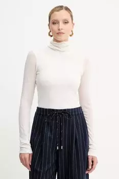 Лонгслив из шерсти Liviana Conti, бежевый