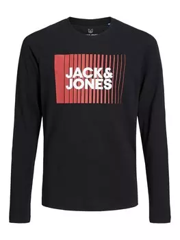 Лонгслив Jack & Jones, черный