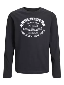 Лонгслив Jack & Jones, черный