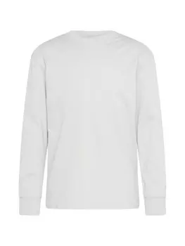 Лонгслив JACK & JONES FLOWER, светло-серый/темно-серый