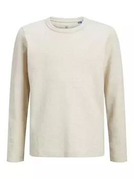 Лонгслив Jack & Jones Junior, бежевый