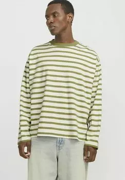 Лонгслив Jack & Jones, зеленый