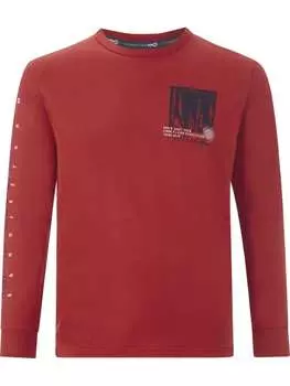 Лонгслив Jan Vanderstorm, красный