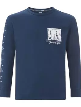 Лонгслив Jan Vanderstorm, синий