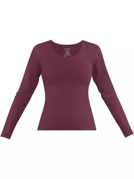 Лонгслив Janice Damen Langarmshirt Nimes, цвет Burgund