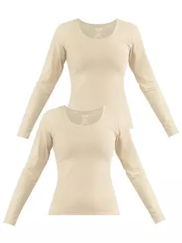 Лонгслив Janice Shirt Nimes, бежевый