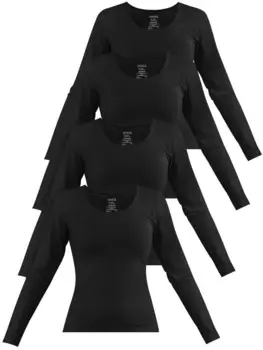 Лонгслив Janice Shirt Nimes, черный