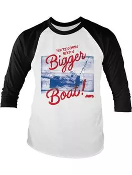 Лонгслив Jaws, белый