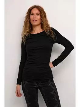 Лонгслив Kaffe Bluse, черный