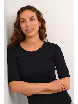 Лонгслив Kaffe, черный