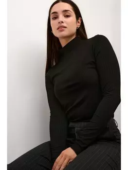 Лонгслив Kaffe, черный