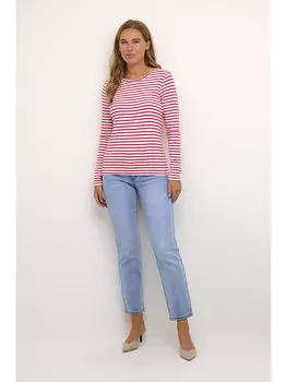 Лонгслив Kaffe, красный