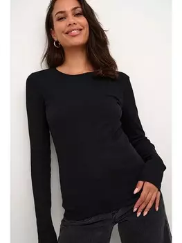 Лонгслив Kaffe Longsleeve, черный