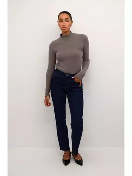 Лонгслив Kaffe, серо-коричневый