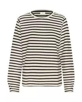 Лонгслив Kaffe Shirt, черный