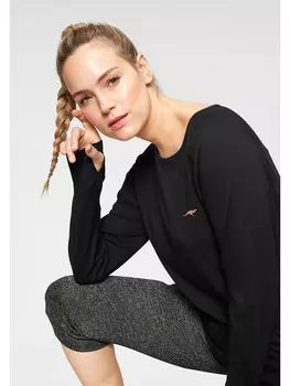 Лонгслив Kangaroos, черный