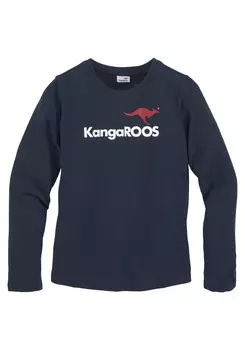 Лонгслив Kangaroos, морской синий
