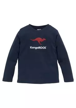 Лонгслив Kangaroos, морской синий