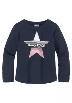 Лонгслив Kangaroos, морской синий