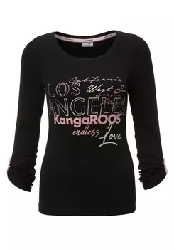 Лонгслив KangaROOS Shirt, черный
