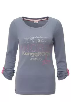 Лонгслив KangaROOS Shirt, фиолетовый