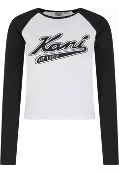 Лонгслив Karl Kani Shirt, белый