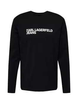 Лонгслив Karl Lagerfeld Jeans, черный