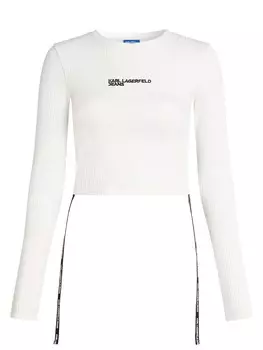 Лонгслив KARL LAGERFELD JEANS Shirt, белый