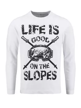 Лонгслив KEY LARGO Slopes, белый
