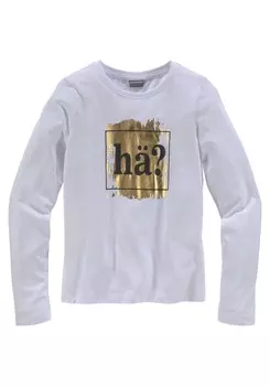 Лонгслив Kidsworld, белый