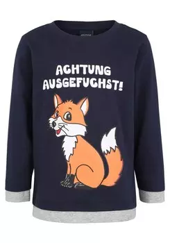 Лонгслив Kidsworld, темно-синий