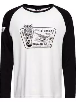 Лонгслив King Kerosin, белый