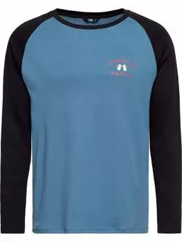 Лонгслив King Kerosin, синий