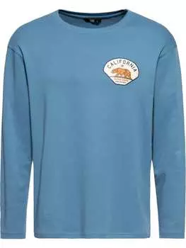 Лонгслив King Kerosin, синий
