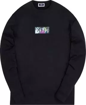 Лонгслив Kith For Marcus Brutus Classic Logo Long-Sleeve Tee 'Black', черный