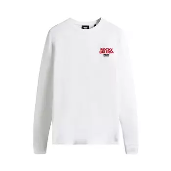 Лонгслив Kith For Rocky Go The Distance Long-Sleeve Tee 'White', белый