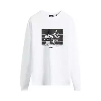 Лонгслив Kith For Rocky Title Fight Long-Sleeve Tee 'White', белый