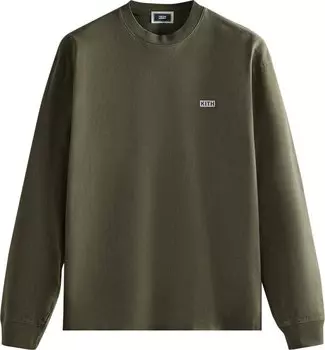 Лонгслив Kith Long-Sleeve Lax Tee 'Cypress', зеленый