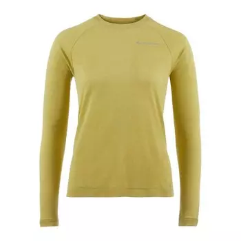 Лонгслив Klttermusen Groa, зеленый