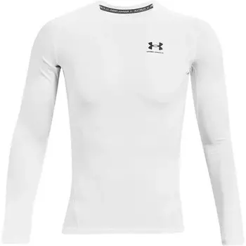 Лонгслив компрессионный UA HG Armor Comp LS Under Armour, белый